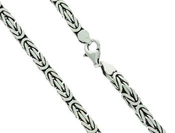 Męski łańcuszek srebrny DIA-LAN-13490-925 o splocie królewskim, szerokość 5,5 mm, długość 60 cm, srebro próby 925, waga 106,30 g. Solidny i elegancki dodatek dla mężczyzny.2.jpg